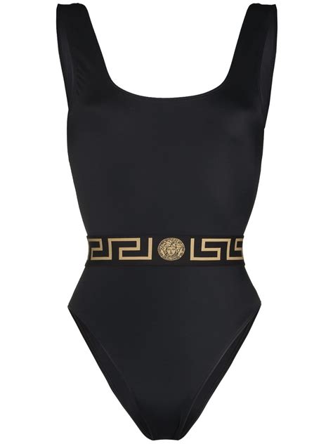 women beachwear versace|Versace greca swimsuit.